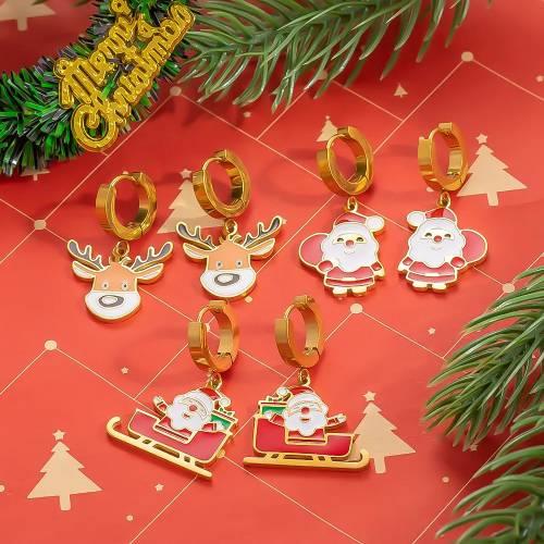 Santa Claus earrings