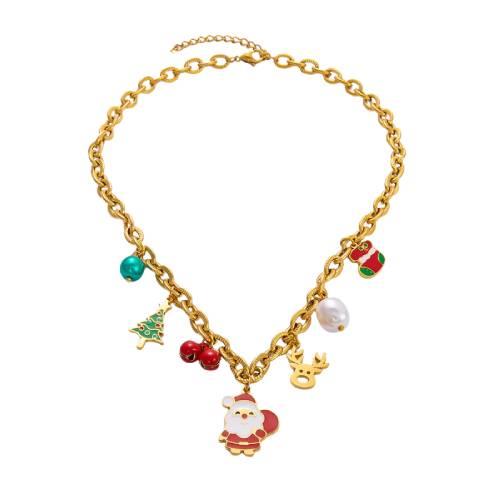 X-mas necklace Santa Claus