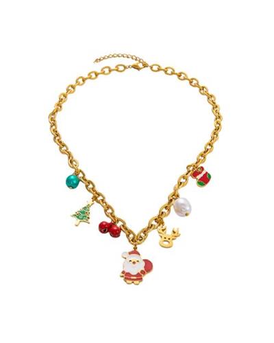 X-mas necklace Santa Claus