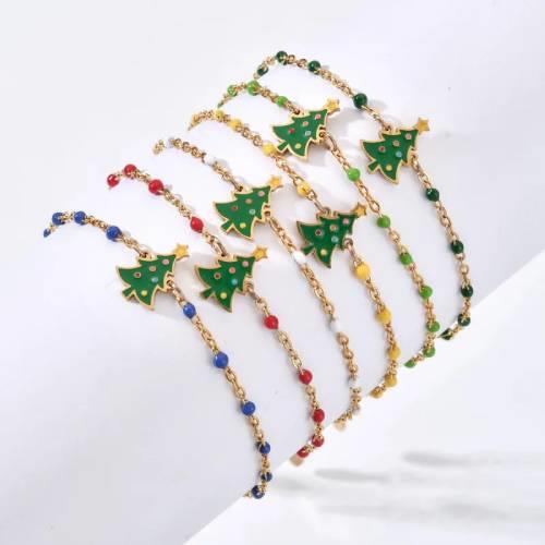 Christmas tree bracelet 