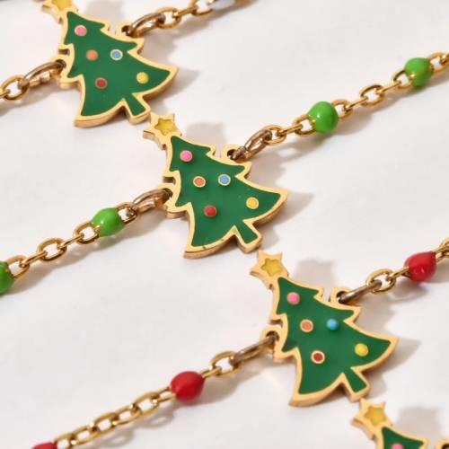 Christmas tree bracelet 