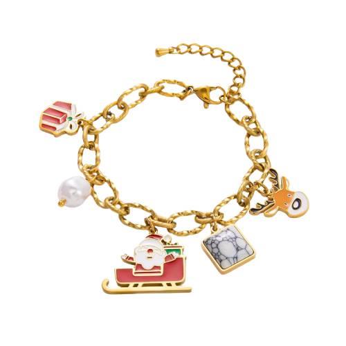 Santa Claus sleigh bracelet