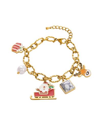 Santa Claus sleigh bracelet