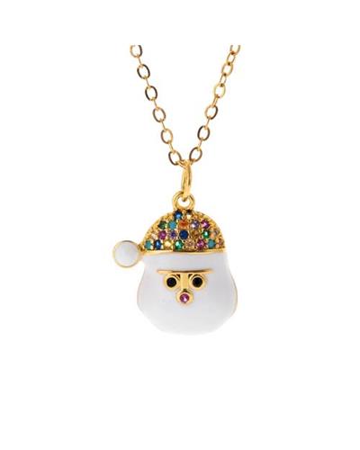 Christmas santa necklace