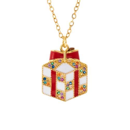 Christmas present necklace