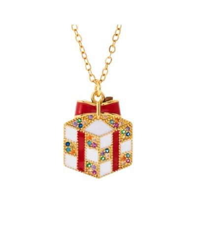 Christmas present necklace