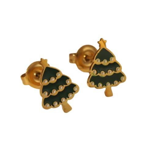 Christmas trees earrings
