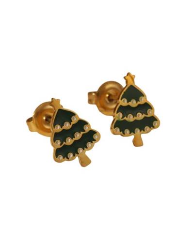 Christmas trees earrings