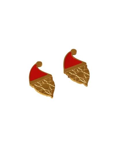 Christmas Santa hat earrings
