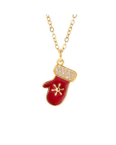 Christmas stocking necklace
