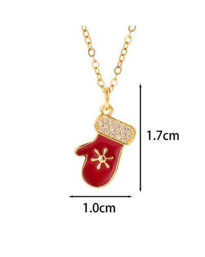 Christmas stocking necklace